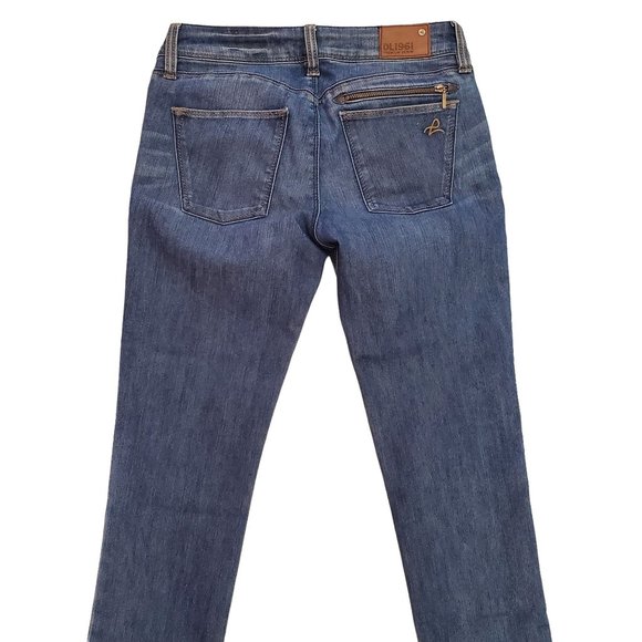 DL1961 - Jessica Crest Blue Wash Skinny Jeans - Picture 4 of 13